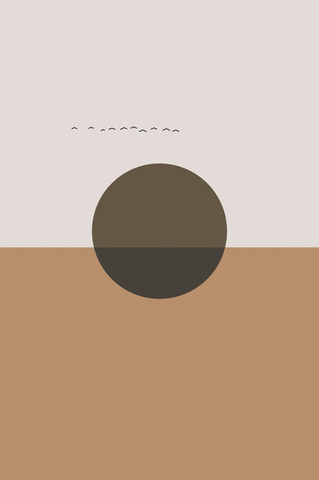 Boho Ochre No. 002, the print itself