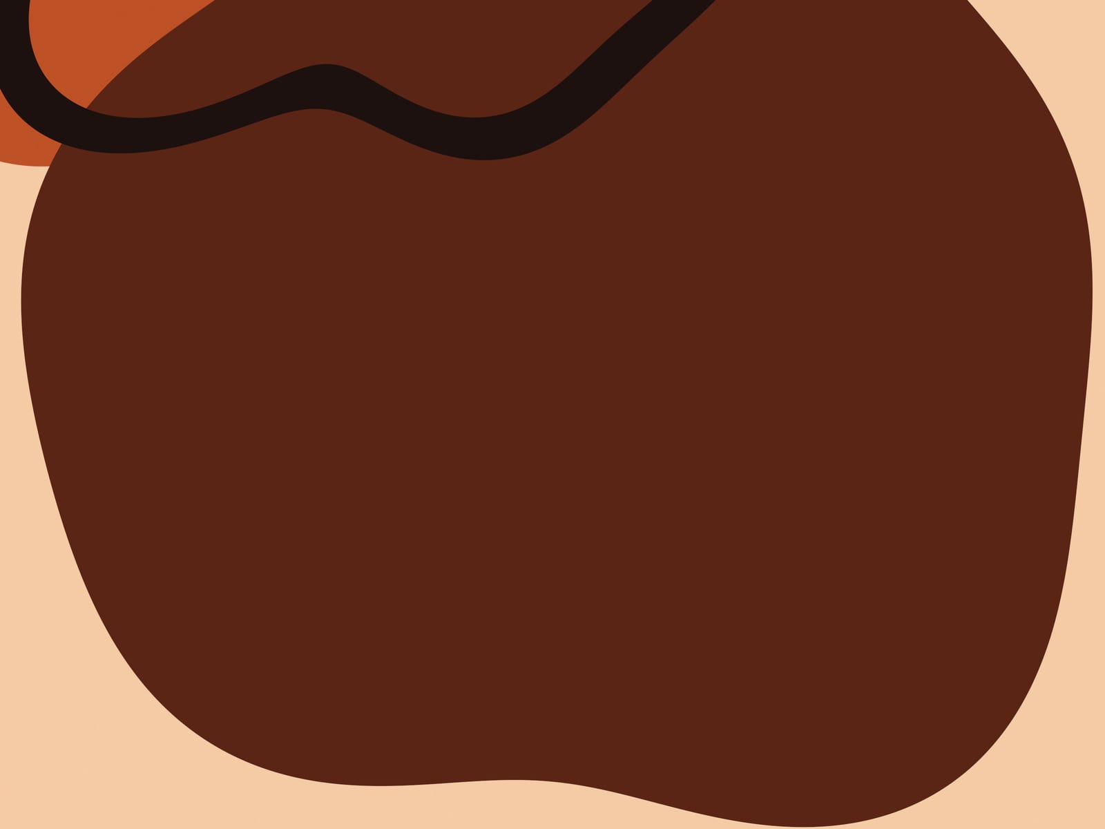 Second close-up of Boho Ochre No. 003 at print size, another area of the artwork