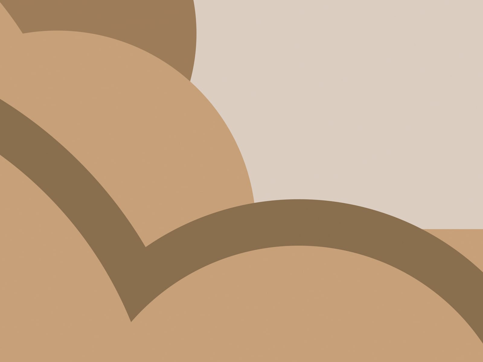 Second close-up of Boho Ochre No. 011 at print size, another area of the artwork
