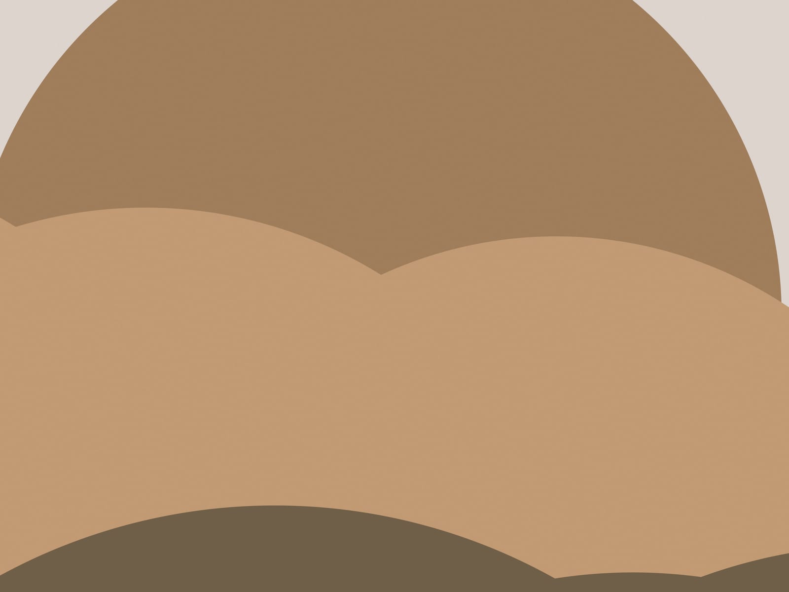 Close-up detail of Boho Ochre No. 012 at print size